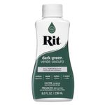 Rit 01794000701 Liquid Fabric Dye, 8-Ounce, Dark Green, 1-Pack, 8 Fl oz