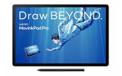 Wacom MovinkPad Pro 14 Drawing Tablet – Pen-on-paper feeling with an OLED screen for True Blacks, Exceptional Contrast, Fast Response, Premium Texture Glass, Ultra-Precise Pro Pen 3 for Creatives