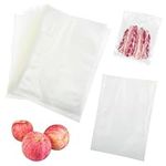 100 PCS 12X17cm Textured Food Vacuum Food Sealer Bags,Vacuum Freezer Storage Bag Thick Embossed Upgrade Seal Precut Bag with All Types Sealer Machines Withstands Freezing Boiling Microwaving