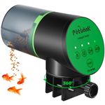 Petbank Automatic Fish Feeder for Aquarium - Auto Fish Food Dispenser Battery Operated Vacation Timer Fish Feeder Automatic Dispenser with 2 AAA Batteries Included