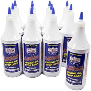 Lucas Oil 10278-12PK Engine Oil Stop Leak (12x1 Quart), 1 Pack