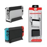JDDWIN Mount kit Compatible with Nintendo Switch/Switch OLED Wall Mount,All Metal Switch/Switch OLED Stand Vertical Hanging On Wall to Safely Store The Switch Console(White)