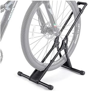 CHEPARK Bike Floor Stand Rack- Indoor Bike Stand for Garage/Home - Bike Storage Bicycle Parking Rack Fit 20”-29” Mountain Road Bikes (1 Bike Rack)