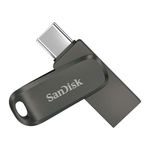 SANDISK Ultra Dual Drive Luxe Type-C 128GB, OTG, Upto 400MB/s, Pendrive, Gray, 5Y Warranty (SDDDC4-128G-I35GY)