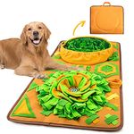 AWOOF Large Pet Snuffle Mat for Interactive Game and Encourages Natural Foraging Skills,Nosework Training Mat Indoor Outdoor Stress Relief, Dog Puzzle toy Mat for Large Medium and Small Dogs,Dog Gift