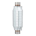 MOTORHOT 2.5 inch universal converter catalytic 2.5" Inlet/Outle with Heat Shield and O2 Port Direct-Fit (EPA Compliant)