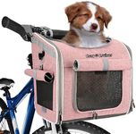 Dog Bike Basket, Expandable Soft-Si