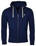 Polo Ralph Lauren Classic Full-Zip Fleece Hooded Sweatshirt - XXL - Navy, New Navy, XXL