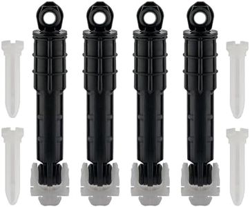 BlueStars WH01X20826 Washer Shock Absorber - For GE, Kenmore Washers GFW450SSM1WW - Replaces WH01X10343 AP4265856 WH01X10385 WH01X10425 AH1482318 EA1482318 WH01X10260 PS1482318 (4 Shocks & 4 Pins)