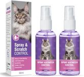 Cat Calming Spray 2Pack Cat Pheromone Spray to Calm Cats - Quickly Stress and Anxiety Relief for Cats Reduces Scratching Furniture Peeing Marking Calming Cat for Fireworks,Travel,Vet Visits 120ml