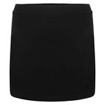 Paradise Girls Skorts School PE Shorts/Skirt Uniform Navy Black 6-14 Years Cotton New (Black 13Y)