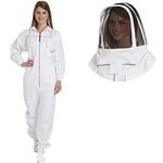 Natural Apiary - Apiarist Beekeeping Suit - Polycotton - Fencing Veil - Total Protection for beekeepers - LR