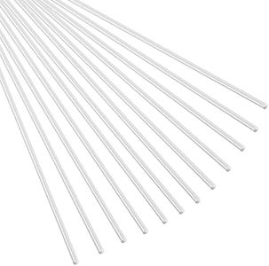 LSYGXYZ 20 Pieces Acrylic Rods, 12 Inch Clear Acrylic Round Plastic Rods for DIY Crafts Party Decorations Gardening（3mm Diameter）