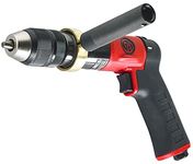 Chicago Pneumatic CP9791C - Air Power Drill, Hand Drill, Power Tools & Home Improvement, 1/2 Inch (13 mm), Keyless Chuck, Pistol Handle, 0.47 HP / 350 W, Stall Torque 10.3 ft. lbf / 14 Nm - 840 RPM