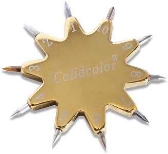 Colidcolor Mohs Hardness Test Kit, 1-10 Scratch Tester for Industrial & Gemstone Use - Mineral Identification Tool for Jewelry, Rocks (Portable Hardness Pen)