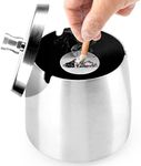 Stainless Steel Ashtray with Lid - 