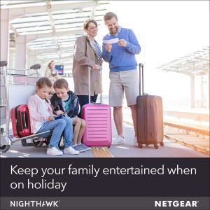 NETGEAR Nighthawk M2 4G Mobile Router – Unlocked SIM, 2Gbps, WiFi 20 Devices
