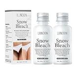 Snow Bleach Cream,White And Private Cream Brightens Armpit, Inner Thigh, Skin Lightening And Black Removing Cream, for Intimate Areas Brightening (2PC)