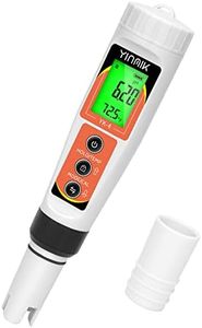 YINMIK PH Meter, Digital 4 in 1 PH EC TDS Temp Meter for Water Hydroponics, Waterproof DWC PH and EC PPM Water Tester with Backlit for Nutrients Growing, Indoor Garden, Home Brewing, Pool, Aquarium