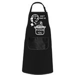 POFULL Funny Hostess Apron Don't Make me Poison You Apron Cook Gift (Poison You Apron CA)