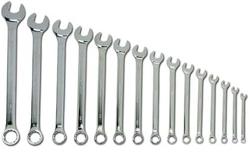 Williams SuperCombo 15-Piece Wrench Set, Industrial Grade, Alloy Steel, Chrome