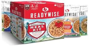 ReadyWise Outdoor Meals Kit, Freeze-Dried Backpacking and Camping Meals, Tasty Meals and Snacks for Hiking, Backpacking, or Emergency Preparedness, Pack of 13