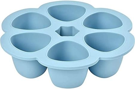 BÉABA 6-Compartment Multiportions Silicone Food Storage, 150 ml Capacity, Blue