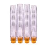 Fast Track Plastic Shot Glasses, Shot Glasses Plastic | 30ml Shot Glasses, Disposable Shot Glasses, Stackable Shot Glass | Crystal Clear Shot Cups for Shotting, Parties and Events - 50Pack