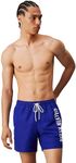 Calvin Klein Men's Medium Drawstring Mid Length Swim Shorts, Blue (Sapphire Blue), XXL