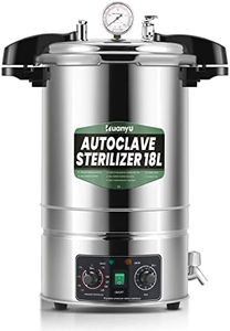 Huanyu 18L Autoclave Sterilizzatore Temperatura e tempo regolabile Autoclave a vapore Laboratorio Autoclavi elettriche Sterilizzatore a vapore ad alta pressione
