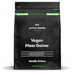 Protein Works - Vegan Mass Gainer | 100% Plant Based | High Calorie Protein Powder | Vegan Weight Gainer Blend | 16 Shakes | Vanilla Crème | 2kg