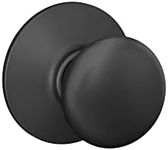 Schlage F10PLY622 Plymouth Passage Knob, Matte Black