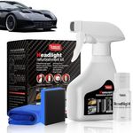 Headlight Restoration Spray, 2025 New Ogas Headlight Restoration Kit Portable Car Headlight Cleaner for All Vehicles That Restores Clarity