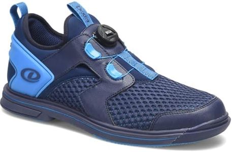 Dexter Herren Pro BOA Bowlingschuhe für die rechte Hand (nur für Rechtshänder-Bowler, Herrenschuhgröße), Marineblau 41,5