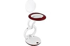 Daylight Company DN1350 Compact, Foldable Magnifying Light, White/Red, 8.2cm x 16.5cm x 7.6cm