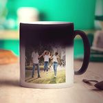 Printster Magic Heat Sensitive Photo Mug with Message - 11oz Cup - Colour Changing Mug - Add Your Own Photo and Message