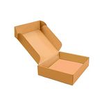 Box Brother 3 Ply Brown Corrugated Packing Box Flap Type Size: 10X7X3.5 Length 10 inch Width 7 inch Height 3.5 inch Shipping box Courier Box (Pack of 20)