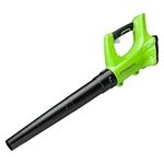 Greenworks Cordless Leaf Blower, Lightweight Axial Battery Leaf Blower 161km/h 9.4m3/min WITHOUT 24V Battery & Charger, Electric Leaf Blower Cordless Garden Blower, 3 Year Guarantee G24AB