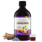 Ashwagandha KSM-66 Liquid Bio-Fermented with Turmeric, Probiotics & Digestive Enzymes for Stress, Mood & Gut Health - Natural Berry Passion Flavour