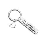 TGBJE Gift for Aunt Godmother Keychain Only The Best Aunts Get Promoted To Godmother Keychain Hand Stamped Jewelry (Aunt keychain)