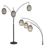 Adesso 4026-26 Maui Arc Lamp, Antique Bronze