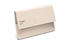 Exacompta Guildhall Document Wallets, 285gsm, Foolscap - Buff, Pack of 50