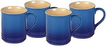 Chasseur La Cuisson Mug 4 Piece Set, 350 ml Capacity, Sky Blue