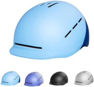 Zacro Adult Bike Helmets for Men & Women, Safety Certified Urban Bicycle Helmet Comfortable for Commuter, Skateboard, Longboard, Skate, Road Biking, Ebike, Scooter - [Shock Absorbing&Padlock Design]