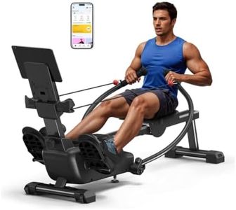 MERACH Sculls Rowing Machines for Home, Magnetic Rowing Machine with 16-Level, Simulate Real Row, Ultra-Quiet Rower, MERACH App and 1000+ Champion Coaching Course & Games