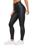 CRZ YOGA Women's Butterluxe Extra Long Leggings 30'' - High Waist Gym Leggings for Tall Women Butter Soft Workout Yoga Pants Black Classic 12