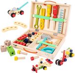 SYLDD&TH Wooden Tool kit for Kid Wo