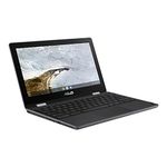 ASUS Touchscreen Chromebook Flip C214MA 11.6 Inch Laptop (Intel Celeron N4020, 4GB RAM, 32GB eMMC, Chrome OS) Includes 3 Year Manufacturer Warranty
