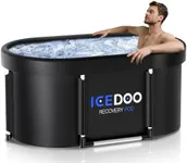 Upgrade XL 139 Gal Large Oval Ice Bath Tub for Athletes,Multiple Layered Portable Outdoor Cold Plunge Tub for Recovery,Cold Plunge for Family - Foldable Bathtubs for Gyms,Indoor,Outdoor use.
