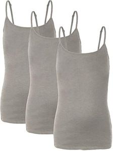 Emmalise PreTeen Wireless Training Bra Camisole Built-in Fabric Support Cami (3Pk, Oat, Small, 80-100 lbs)